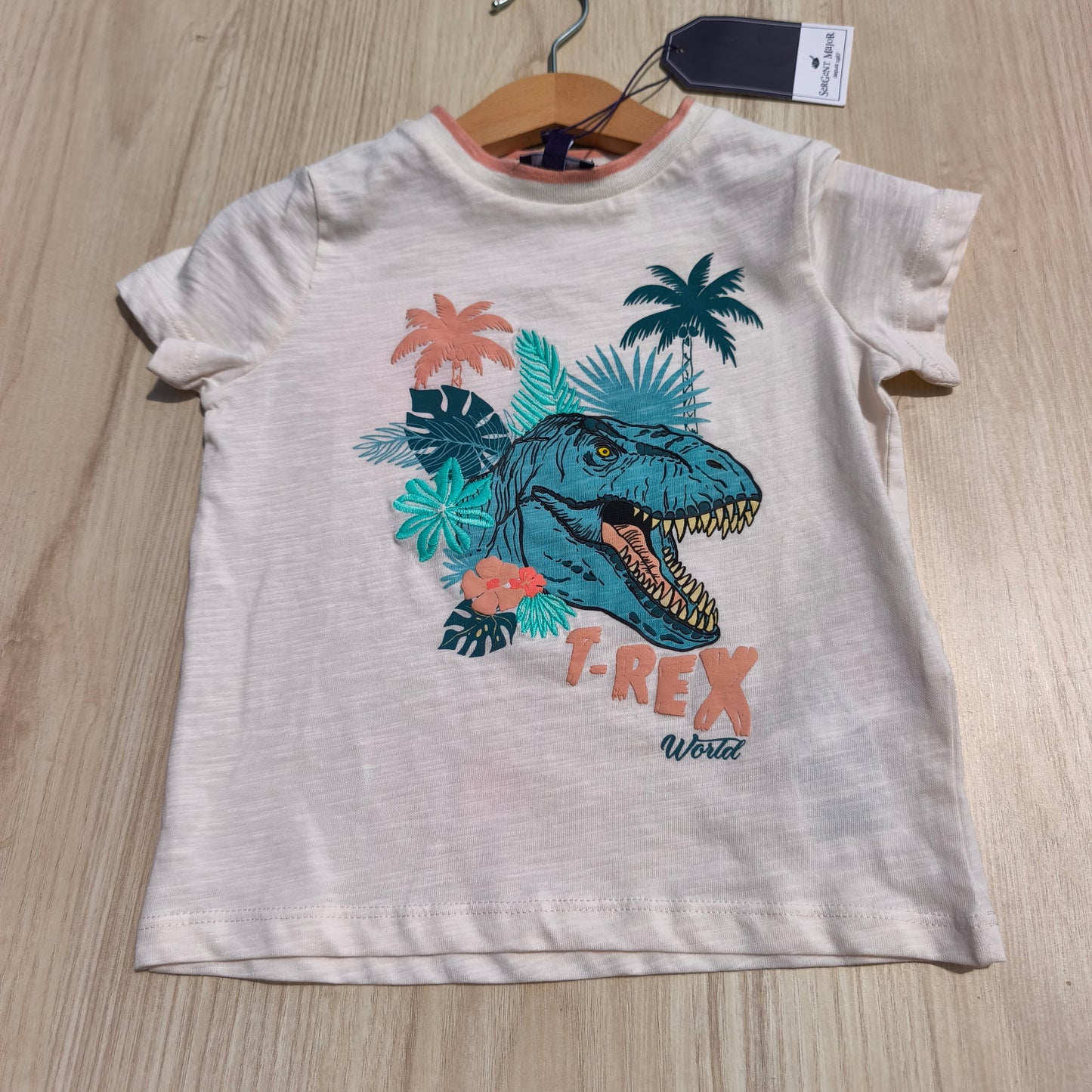 T-shirt "T-REX World" (Sergent Major) 2 anos