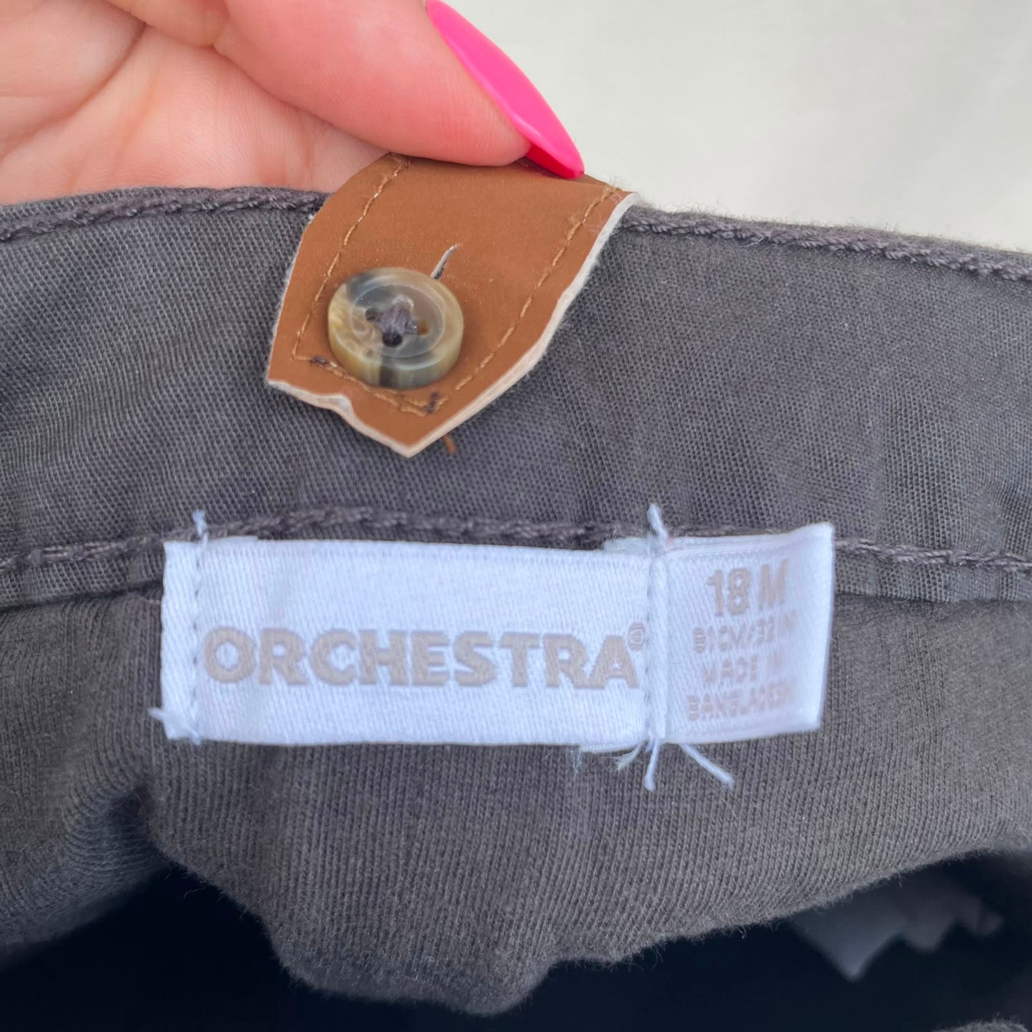 Calças com Suspensórios Urso Orchestra – 18M (81 cm)
